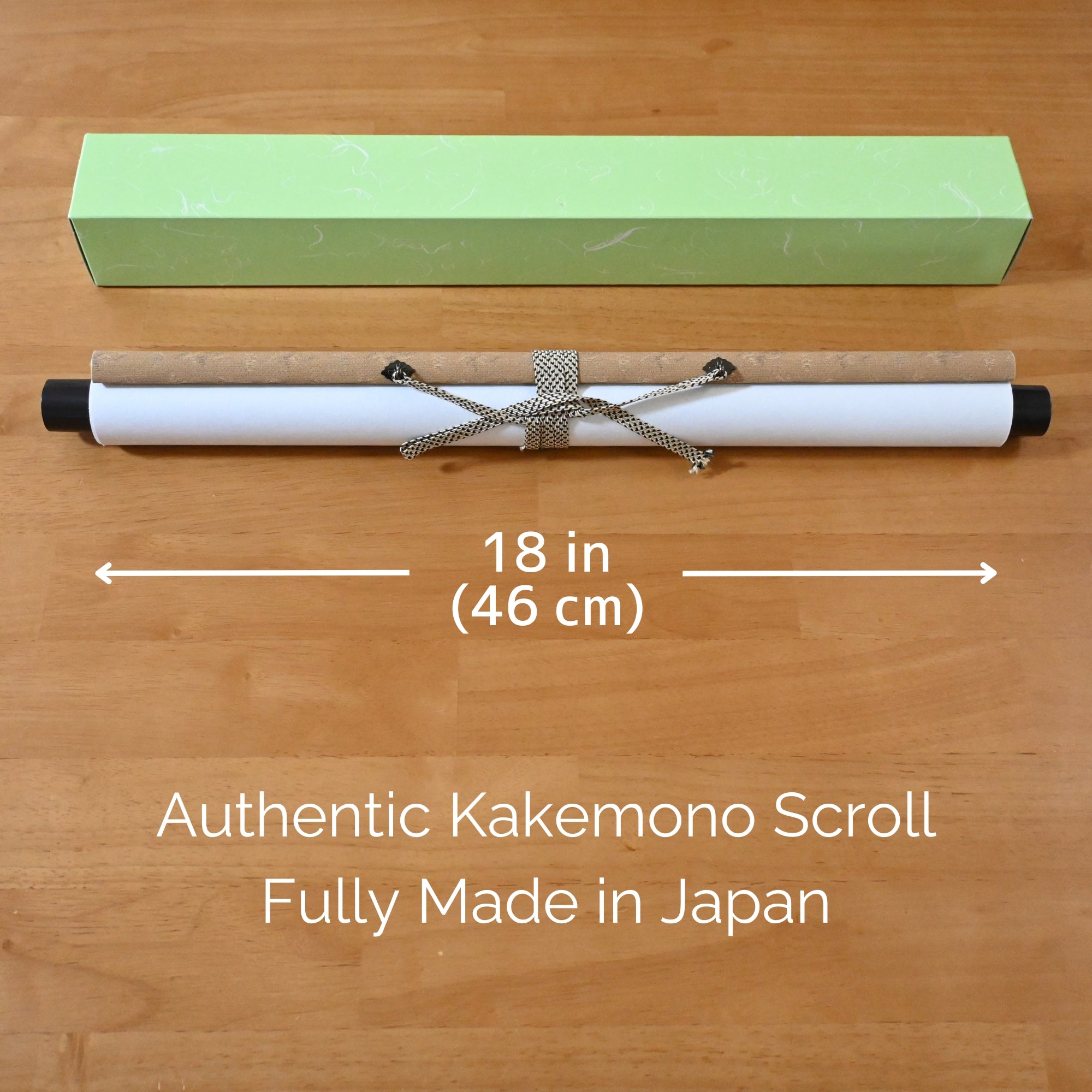 Japanischer Drachen-Kakemono-Wandscroll – Roter aufsteigender Drache