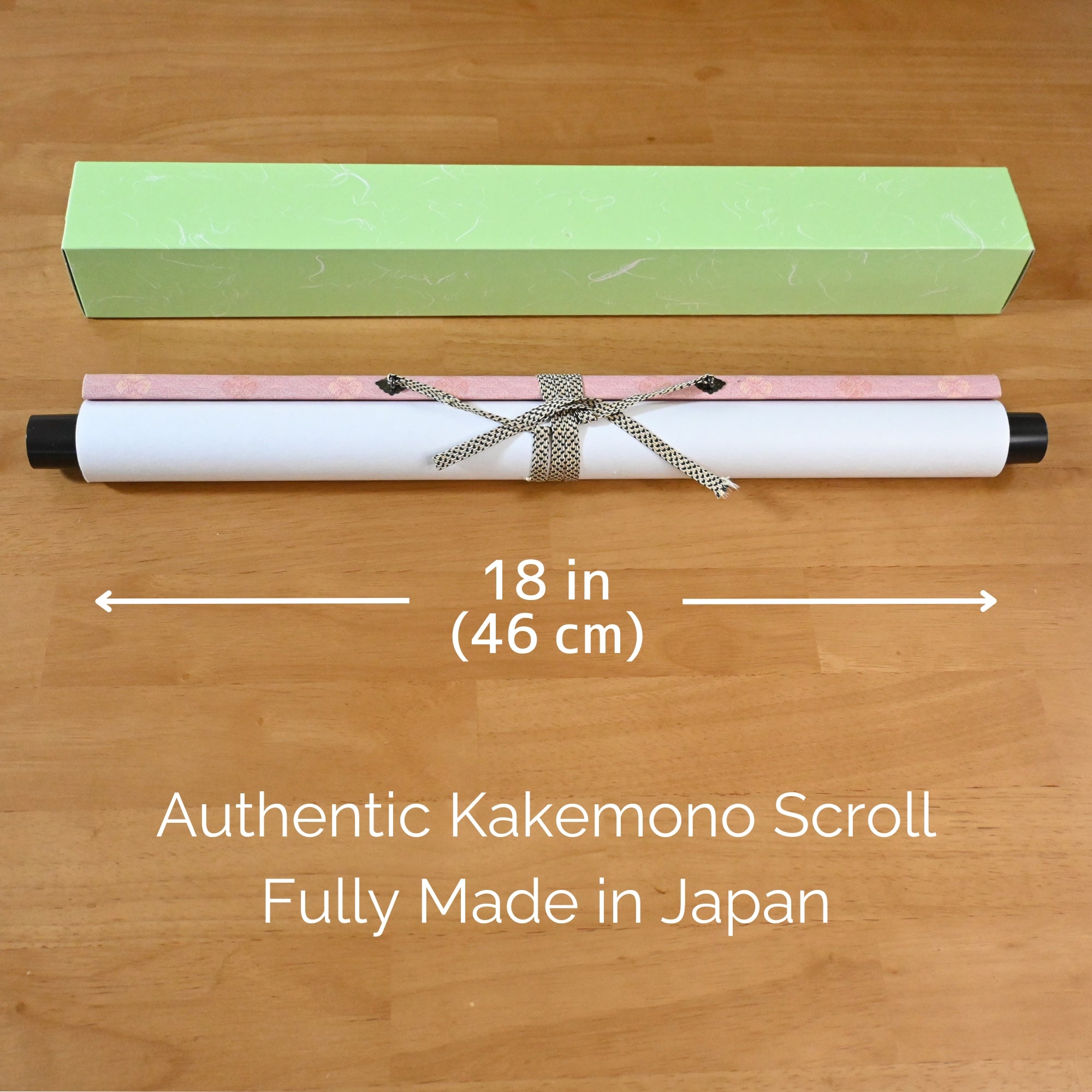 Póster de pared enrollable Sakura de anime japonés – Mujeres con kimono y pagoda