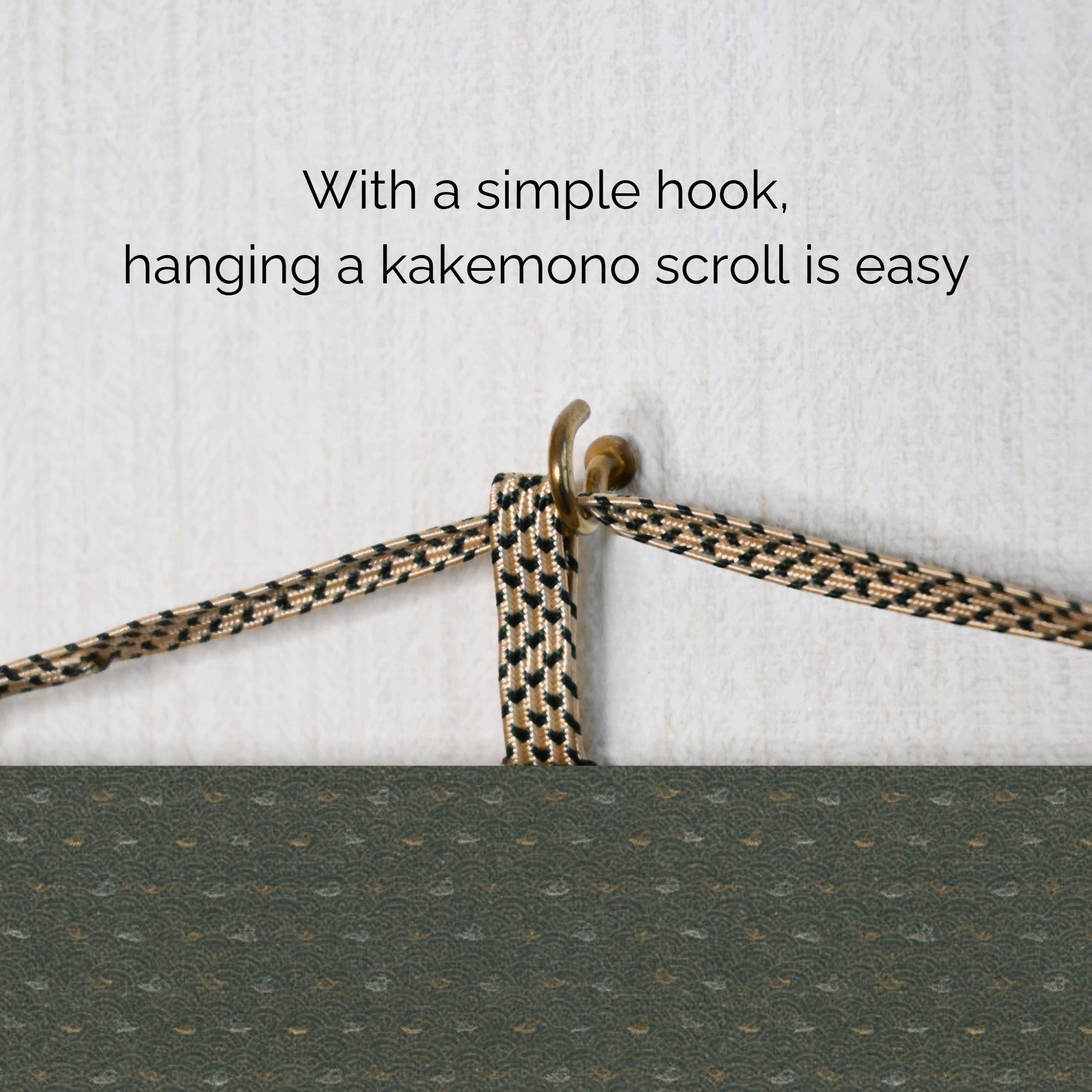 Japanische Kampfkünste Ichiban Kakemono Wandrolle – Illustration des schwarzen Gürtels