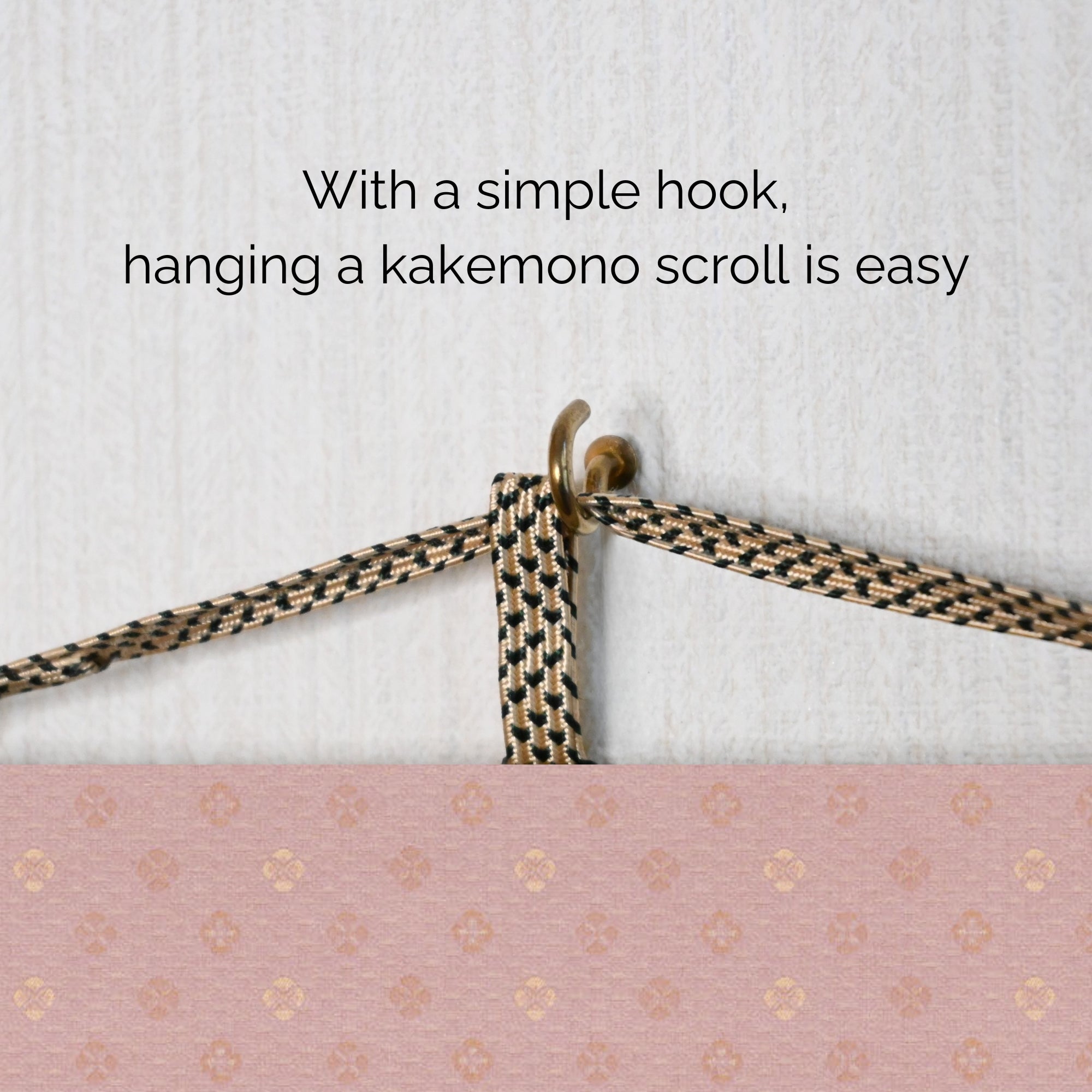 Póster de pared enrollable Sakura de anime japonés – Mujeres con kimono y pagoda 