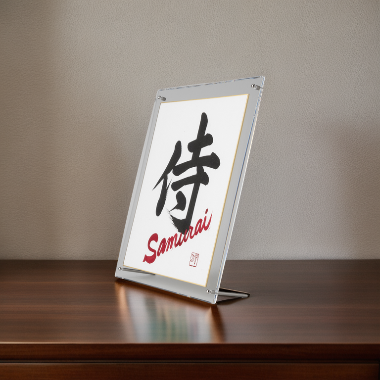 Samurai - Acrylic Clear Frame (Free Shipping)